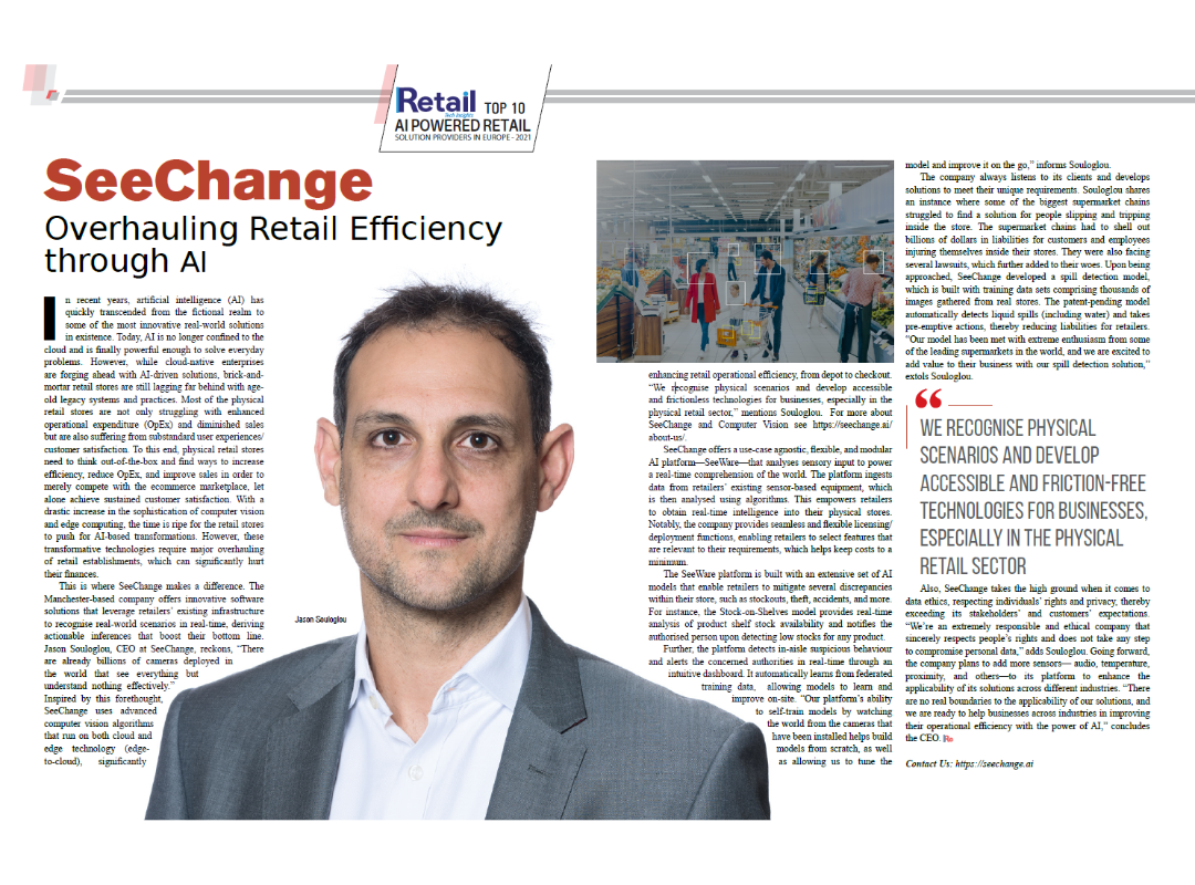 SeeChange: Overhauling Retail Efficiency through AI