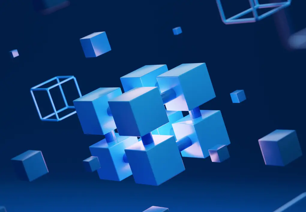 images of cubes representing the benefits of containerization